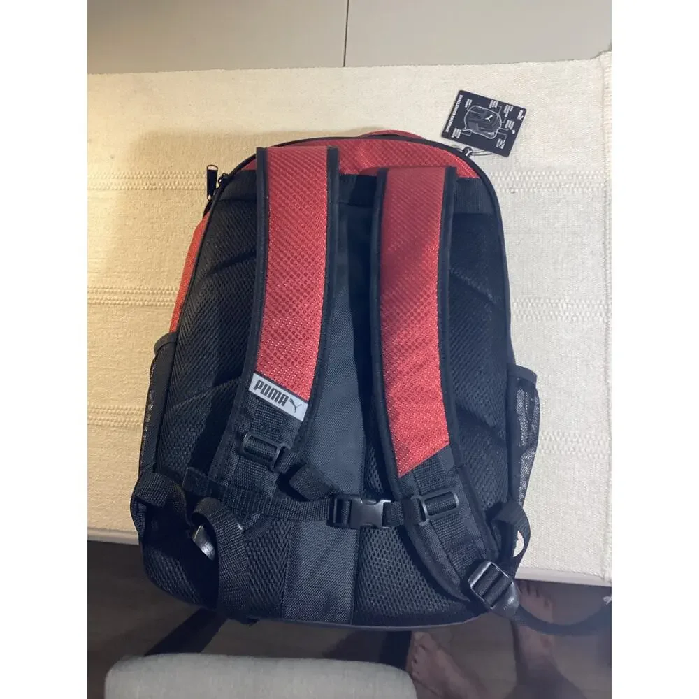 PUMA Red & Black Backpack